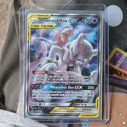 Pokemon TCG Mewtwo & Mew GX SM191 SM Black Star Promo Holo 270 HP English 2019 - Image 2