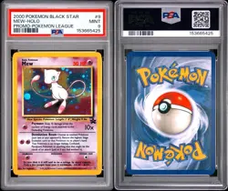 Pokemon Mew Black Star Promo 9 Holo PSA English League Wizards 2000 - Image 3
