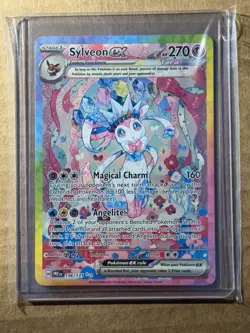 Sylveon ex 156/131 Prismatic Evolutions Special Illustration Rare SIR Pokemon NM - Image 1