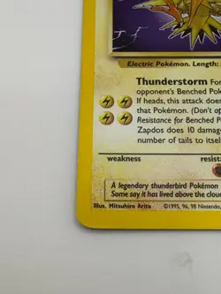 Zapdos 15/62 - Fossil - Holo Rare - Vintage - WotC - Pokemon TCG - Image 5