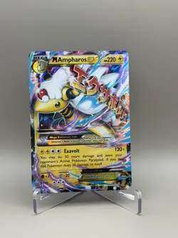Pokemon TCG XY Ancient Origins M Ampharos EX 28/98 Ultra Rare Holo LP! - Image 1