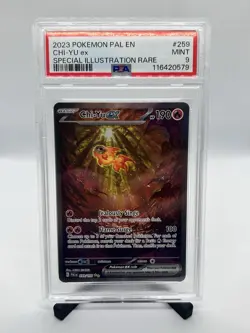 Chi-Yu EX Pokemon TCG 2023 Paldea Evolved SIR PSA 9 - Image 1
