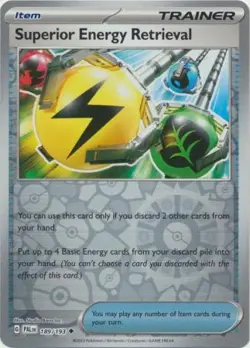 Superior Energy Retrieval 189/193 Reverse Holo | Paldea Evolved | Pokemon Card - Image 1