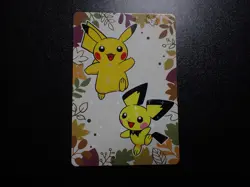 Pokemon Card Pronto Promo Prism Holo Shining Pikachu & Pichu #6418 EX/VG - Image 1