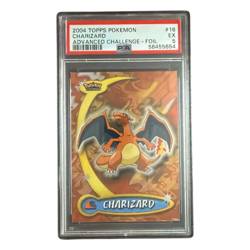 2004 TOPPS POKEMON ADVANCED CHALLENGE CHARIZARD #16 FOIL PSA 5 EXCELLENT - Image 1