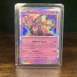 Pokemon Mewtwo Holo Rare SV: Scarlet & Violet 151 150/165 - Image 1