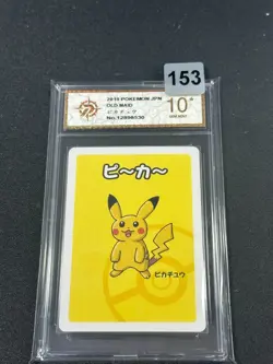 Pokemon Pikachu 2019 Old Maid Japanese Grade 10 - Image 1