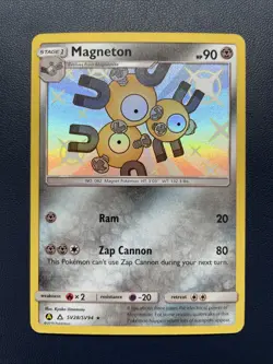 1x Pokemon Magneton SV28/SV94 Shiny Holo Rare Hidden Fates: Shiny Vault NM - Image 1