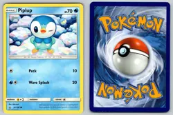 Piplup 32/156 Common Ultra Prism Pokemon Moderately Played - Image 3