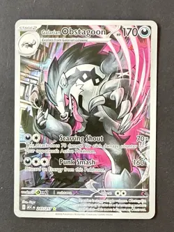 Galarian Obstagoon 245/217 Illustration Rare Ascended Heroes Pokemon NM - Image 1
