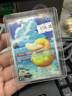 Pokemon TCG Psyduck Scarlet & Violet 151 226/217 Illustration Rare Holo 70HP - Image 1