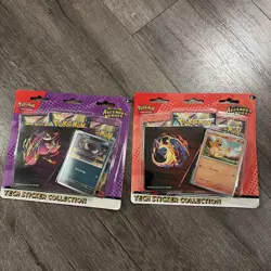 *IN HAND* Set of 2 Pokemon Ascended Heroes Tech Sticker Collections - Image 1