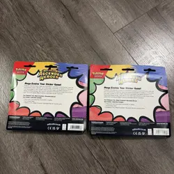 *IN HAND* Set of 2 Pokemon Ascended Heroes Tech Sticker Collections - Image 2