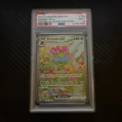 Pokemon Venusaur ex 198/165 SV Scarlet & Violet 151 SAR Holo English PSA 9 - Image 1