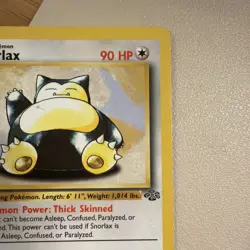 Snorlax 27/64, Jungle Set, Pokemon TCG, WOTC, Vintage 1999, Non Holo Rare, MP - Image 4