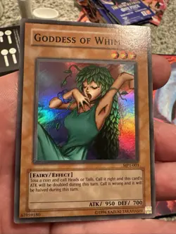 Yugioh! Goddess of Whim MP1-003 McDonald’s Promo Super LP - Image 1