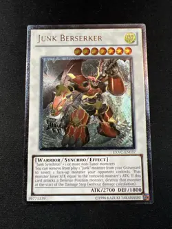 Yu-Gi-Oh! Junk Berserker (NM) (UTR) EXVC-EN037 Ultimate Rare Unlimited - Image 1