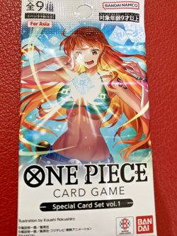 BANDAI ONE PIECE CARD GAME SPECIAL CARD SET VOL 1 SEALED 1 PACK FOR ASIA ONLY - Image 5