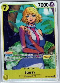 Stussy OP13-110 SR Carrying On His Will - One Piece Card - NM - Image 1