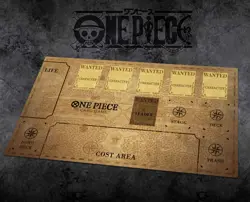 Retro Map One Piece Playmat With Zones TCG Card Game Double-Player Play Mat - Image 5
