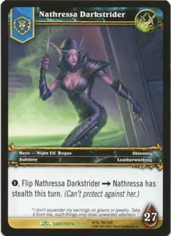 World Of Warcraft CCG Through the Dark Portal Pt1 Individual Trading Cards - Image 4