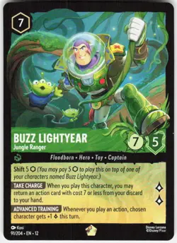 Buzz Lightyear Jungle Ranger 91/204 Wilds Unknown Disney Lorcana - Image 1