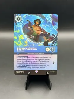 Bruno Madrigal - Oasis Oracle - 218/204 - Epic Disney Lorcana Wilds Unknown - Image 2