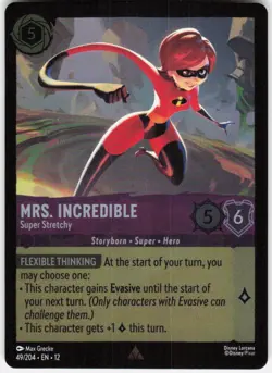 Mrs. Incredible Super Stretchy Foil 49/204 Wilds Unknown Disney Lorcana - Image 1