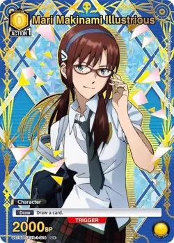Mari Makinami Illustrious Alternate Art Foil - UE15BT/EVA-1-014 NM - Union Arena - Image 1