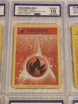 Pokemon Energy Cards Bundle Set Fire, Water, Electric, Psychic, Grass, Fighting - Image 5