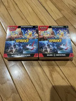 Pokemon TCG Scarlet & Violet Surging Sparks Booster Bundle Lot of 2 New/Sealed - Image 1