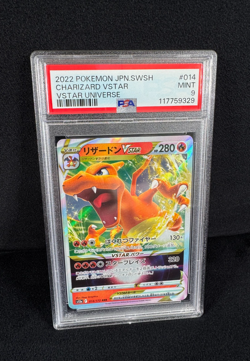 Pokemon Charizard VSTAR JPN Full Art Holo #014 2022 VSTAR Universe S12a PSA 9 - Image 2