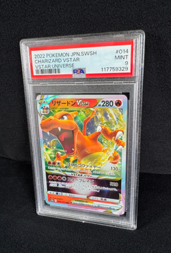 Pokemon Charizard VSTAR JPN Full Art Holo #014 2022 VSTAR Universe S12a PSA 9 - Image 3