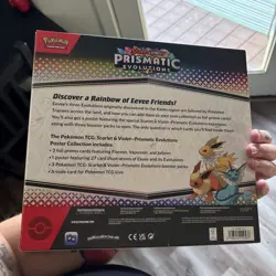 Pokemon TCG Scarlet & Violet Prismatic Evolutions Poster Collection Box - Image 2