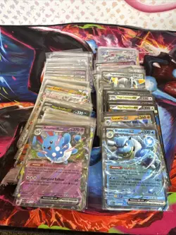 Pokemon Card 100 Piece Bulk Lot Modern Ex NM Sleeved - Image 1