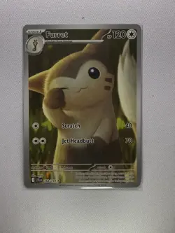 Pokemon TCG - Furret Journey Together 168/159 Illustration Rare Card - NM - Image 1
