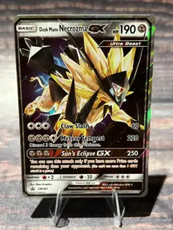 Dusk Mane Necrozma GX SM102 Promo Sun&Moon Pokemon Promo Card - Image 1