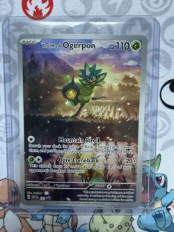 Pokemon TCG SV: Scarlet & Violet Promo Cards #123 Teal Mask Ogerpon - Image 1