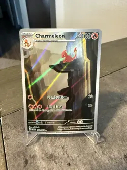 Pokemon TCG Charmeleon Scarlet Violet-151 Illustration Rare Card 169/165 - Image 1