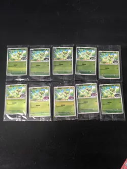 10x Pokemon Chinese TCG Sprigatito 118/SV-P Sealed PROMO Card - Image 1