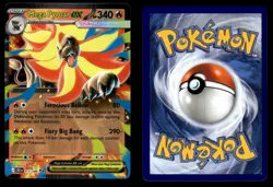 Mega Pyroar ex 015/086 Double Rare Chaos Rising Pokemon Card - Image 1