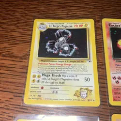 Vintage 90s Pokemon Card Holo Rare Lot 6 Cards Never Played With - Image 2