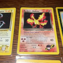 Vintage 90s Pokemon Card Holo Rare Lot 6 Cards Never Played With - Image 3