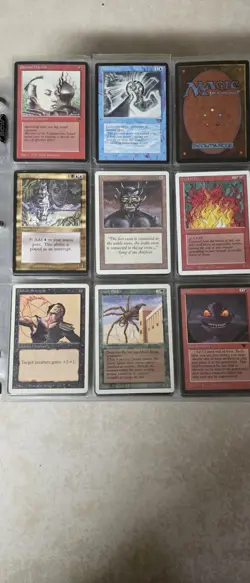 Big Vintage Binder 900 + Magic The Gathering Card Alpha, Beta, Arabian Nights + - Image 2
