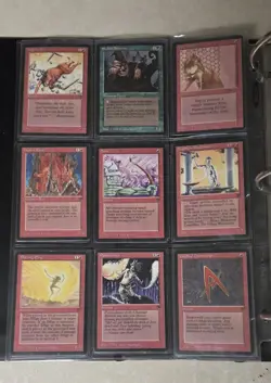 Big Vintage Binder 900 + Magic The Gathering Card Alpha, Beta, Arabian Nights + - Image 3