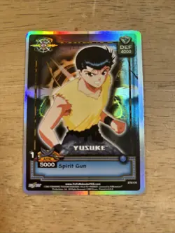2003 YUSUKE - YU YU HAKUSHO - GHOST FILES - CARD # ST9/176 FOIL HOLO UNPLAYED!! - Image 1