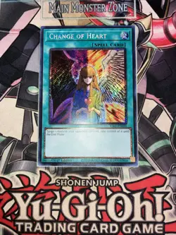 Change Of Heart Platinum Secret Rare RA01-EN050 Yugioh - Image 1