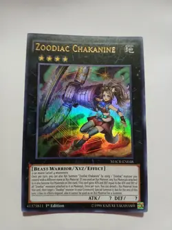 Yugioh Zoodiac Chakanine Ultra Rare MACR-EN048 1st Ed Lightly Played - Image 1