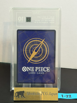 TAG GEM MINT 10 Monkey D. Luffy P-001 One Piece Premium Card Collection 25th - Image 2