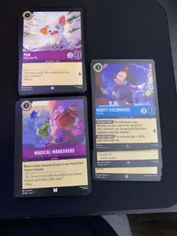 Disney Lorcana TCG Mixed 60 Card Lot C-26, UC- 18, Foil- 5, R-10, SR-1 - Image 2
